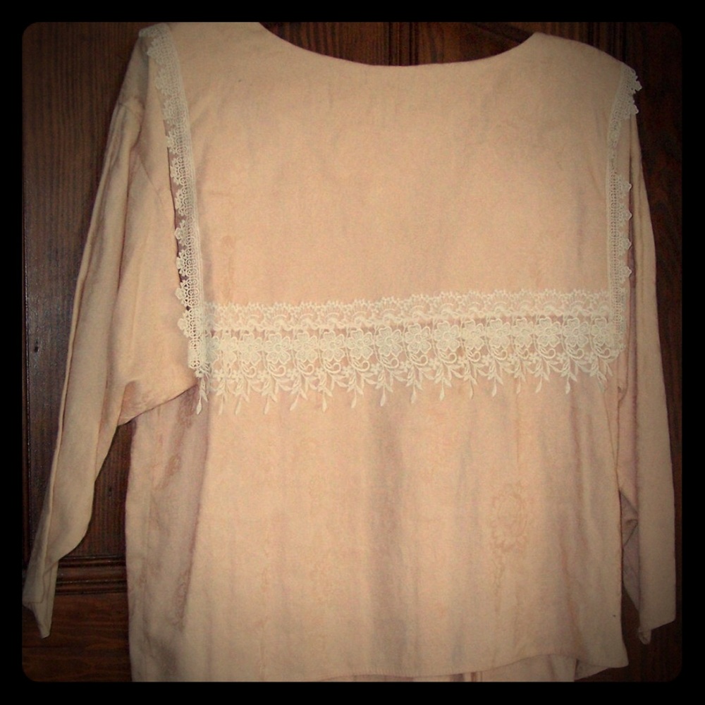Jessica McClintock Pink Damask & Lace Outfit (6)